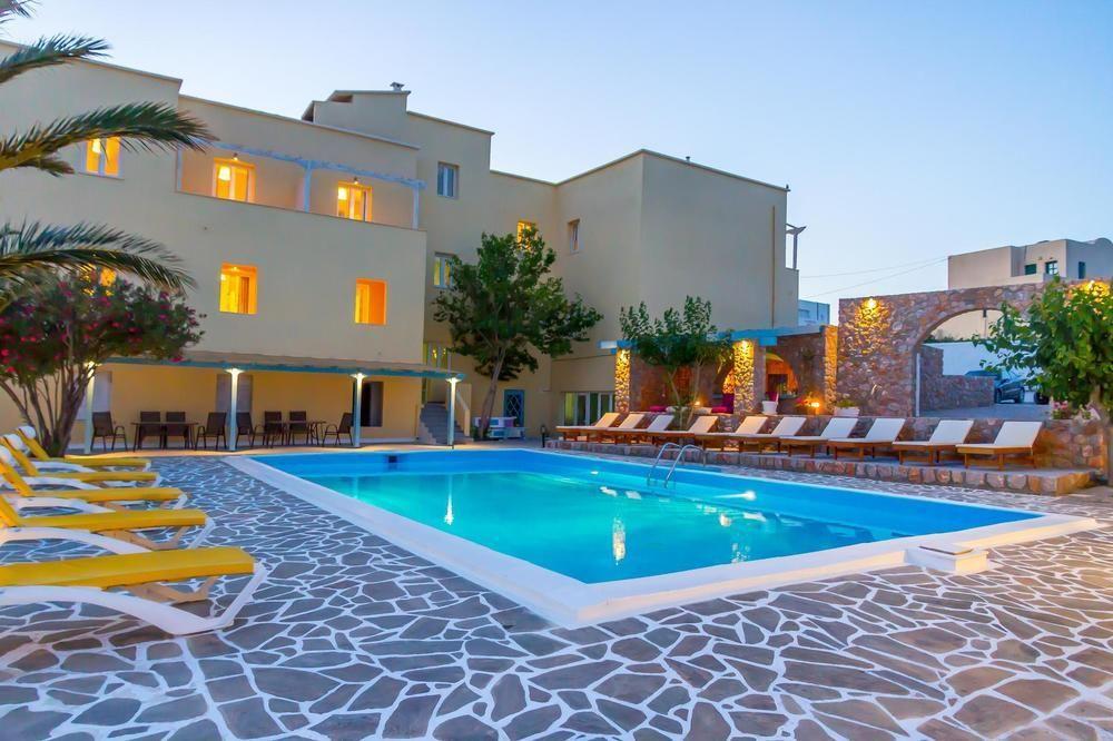 Zorbas Hotel Santorini Pyrgos Kallistis ภายนอก รูปภาพ